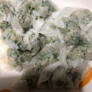 我が家の新定番になるかも♪春菊のやみつき餃子